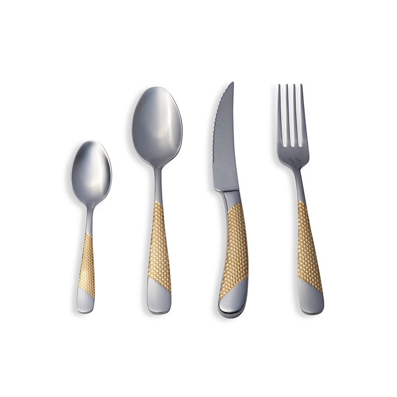 Grandeur Cutlery Set - Gold 24 piece